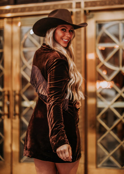 NEW!! "Jolene" Fringe Blazer Dress