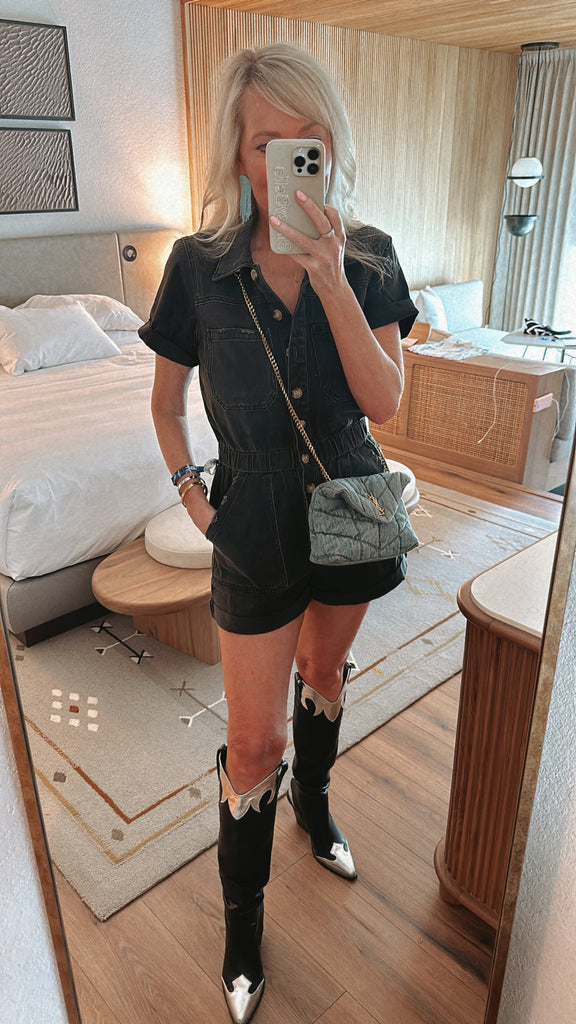 The Cannon Romper in Blue Denim by Show Me Your Mumu. Pre order ... The Cannon Romper in Blue Denim by Show Me Your Mumu. Pre order ...