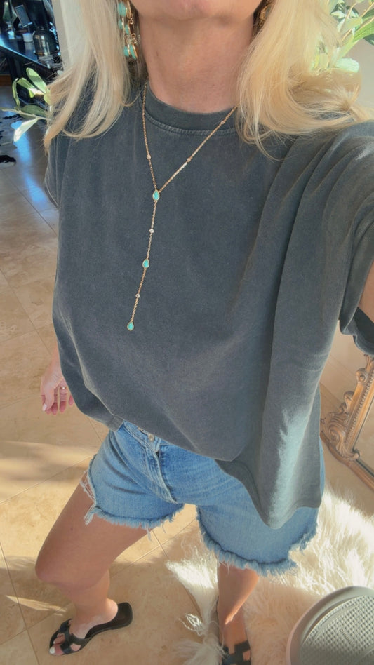 NEW!! "Everyday" Tee in Charcoal