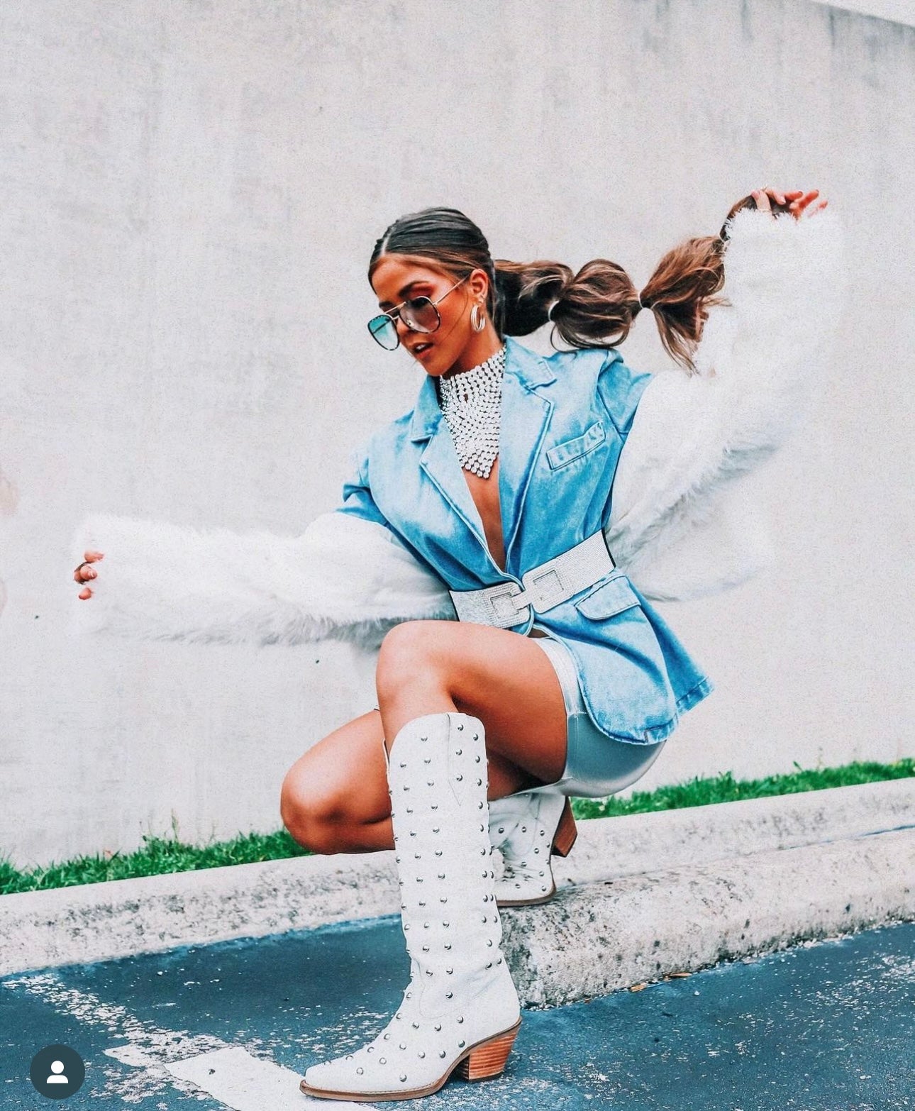 BACK IN STOCK!! "Sparkle” Rhinestone Stretch Belt