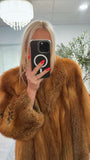 #4 Vintage Red Fox Jacket - Size Medium