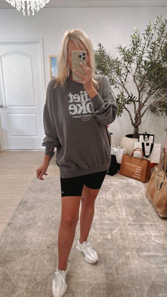 NEW!! "Diet Coke" Sweatshirt in Grey