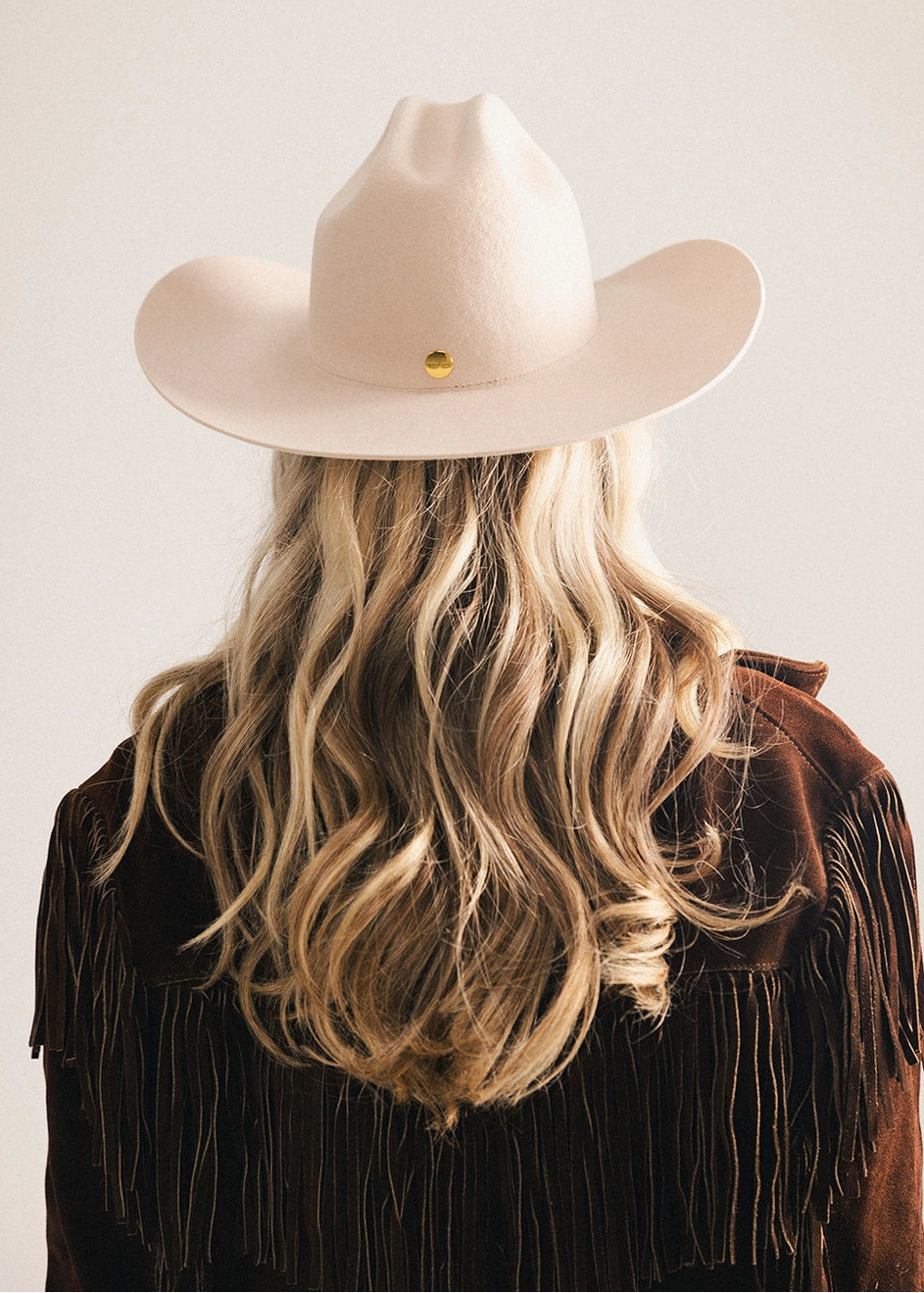 Teddy Cattleman Cowboy Hat in Cream