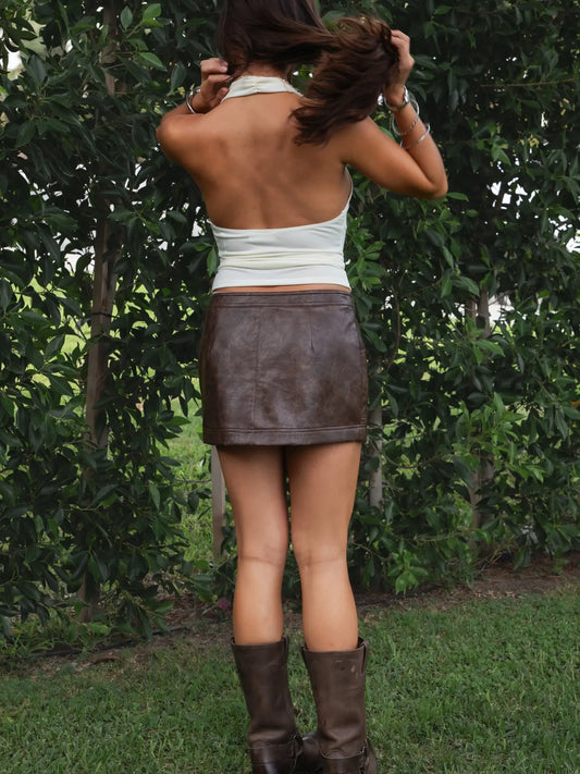 Dayna Low Rise Mini Skirt
