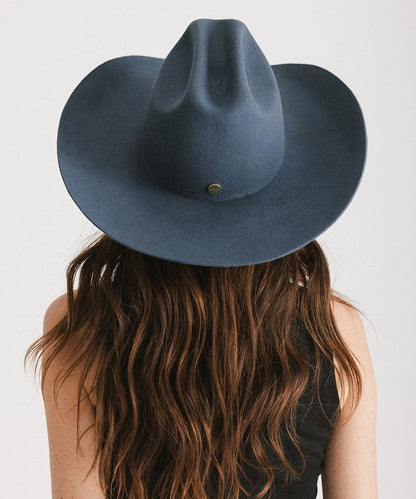 Teddy Cattleman Cowboy Hat in Vintage Blue