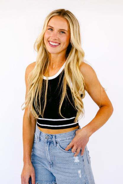 FINAL SALE!! Blair Striped Crop Tank