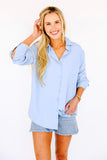 Collared Button Down Top