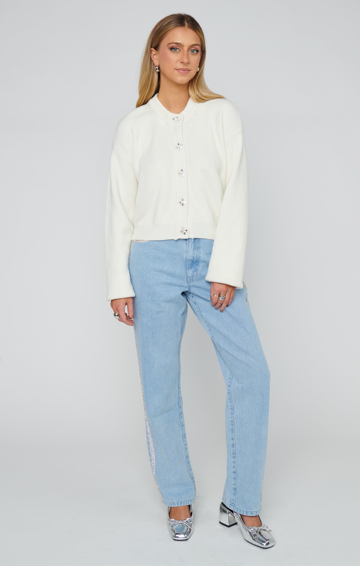 NEW!! Maggie Cardigan in Marzipian Knit