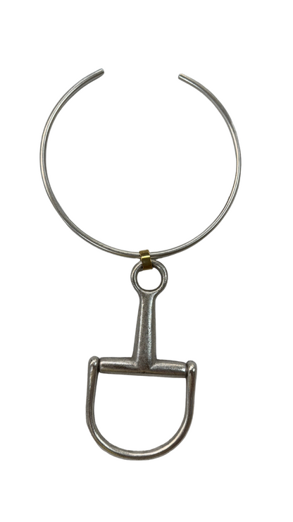 NEW!! Horsebit Necklace in Silver