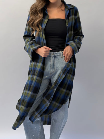 FINAL SALE!! Blue Skies Button Down Duster