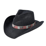 NEW!! "American Girl" Straw Cowboy Hat in Navy