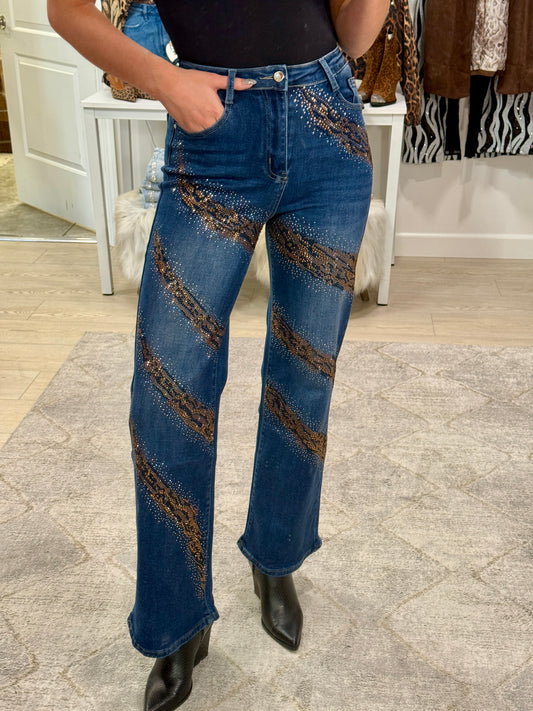 NEW!! The Encore Rhinestone Jean