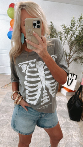 NEW!! Skeleton Oversized Tee by The Laundry Room