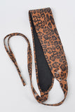 NEW!! Leopard Faux Leather Waist Wrap Belt