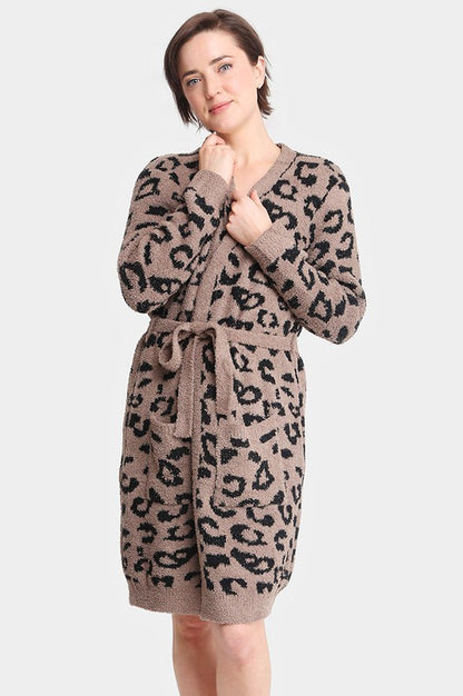 NEW!! Comfy Luxe Robe in Brown