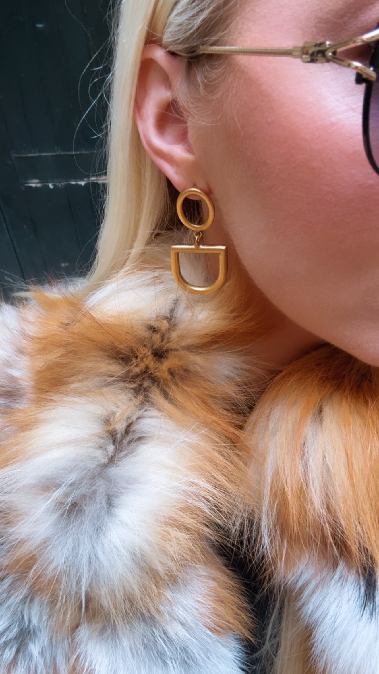 Horsebit Earrings