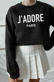 NEW!! "J'ADORE" Sweatshirt in Black
