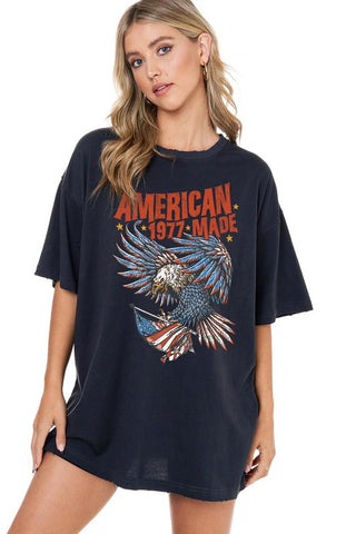 NEW!! American Made Graphic Oversized Tee