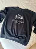 NEW!! The "Glitzy Bella" Paris Comfort Color Sweatshirt in Black