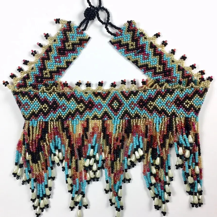 "Empire" Beaded Choker in Multi