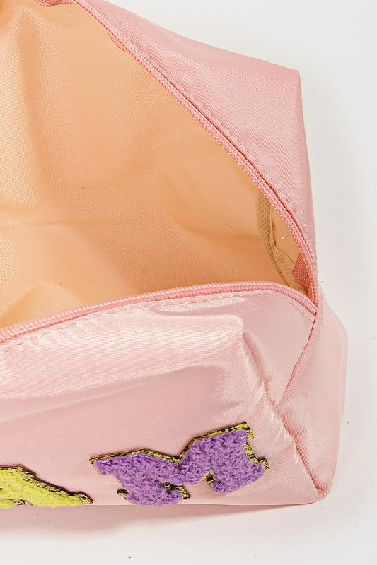 NEW!! “Glam” Nylon Bag in Pink