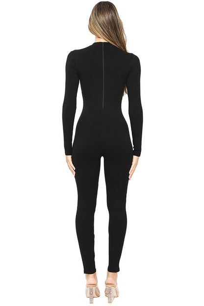 NEW!! "Base Layer" Ribbed Long Sleeve Jumpsuit