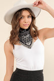 Rhinestone Bandana in Black