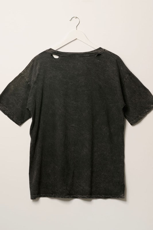 BEST SELLER!!  Poker Face Vintage Graphic Tee