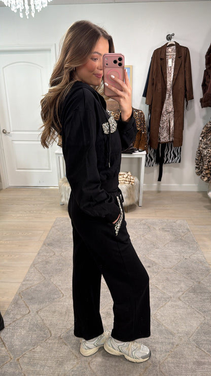 NEW!! "Luxe Leisure" Rhinestone Lounge Set