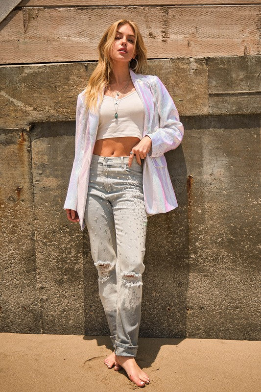 FINAL SALE!! Always A Party Sequin Blazer