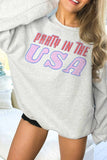 “Party in the USA" Sweatshirt in Grey