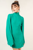 NEW!! All About It Mini Dress in Kelly Green