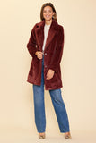 NEW!! Vivienne Faux Fur Jacket in Brown