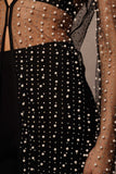 IN STOCK!! Rhinestone and Pearl Mesh Duster