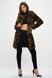 NEW!! The "Destined for Fame" Faux Fur Jacket in Zebra
