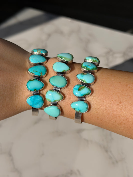 "Dakota" Kingman Turquoise Cuff Bracelet
