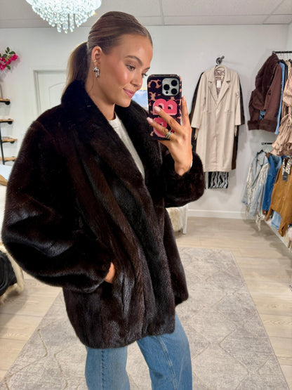 #20 Vintage Ranch Mink Jacket