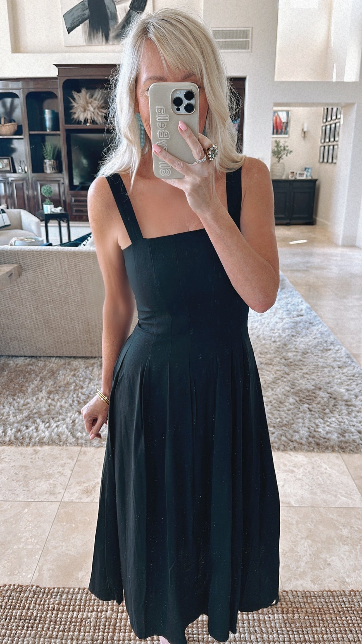 FINAL SALE "Bonjour" Midi Dress