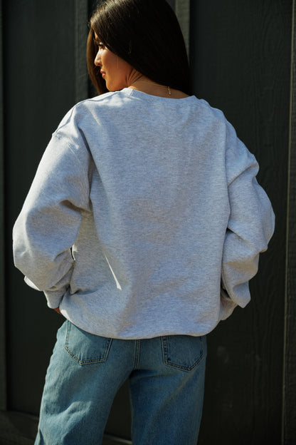 NEW!! Espresso Martini Social Club Sweatshirt in Heather Grey