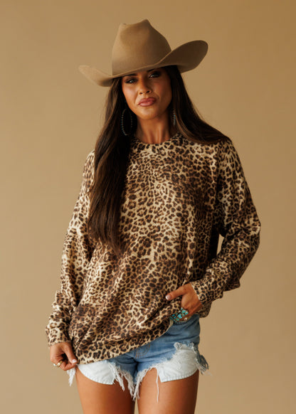 The Feel Good Sweater - Leopard Mod Knit