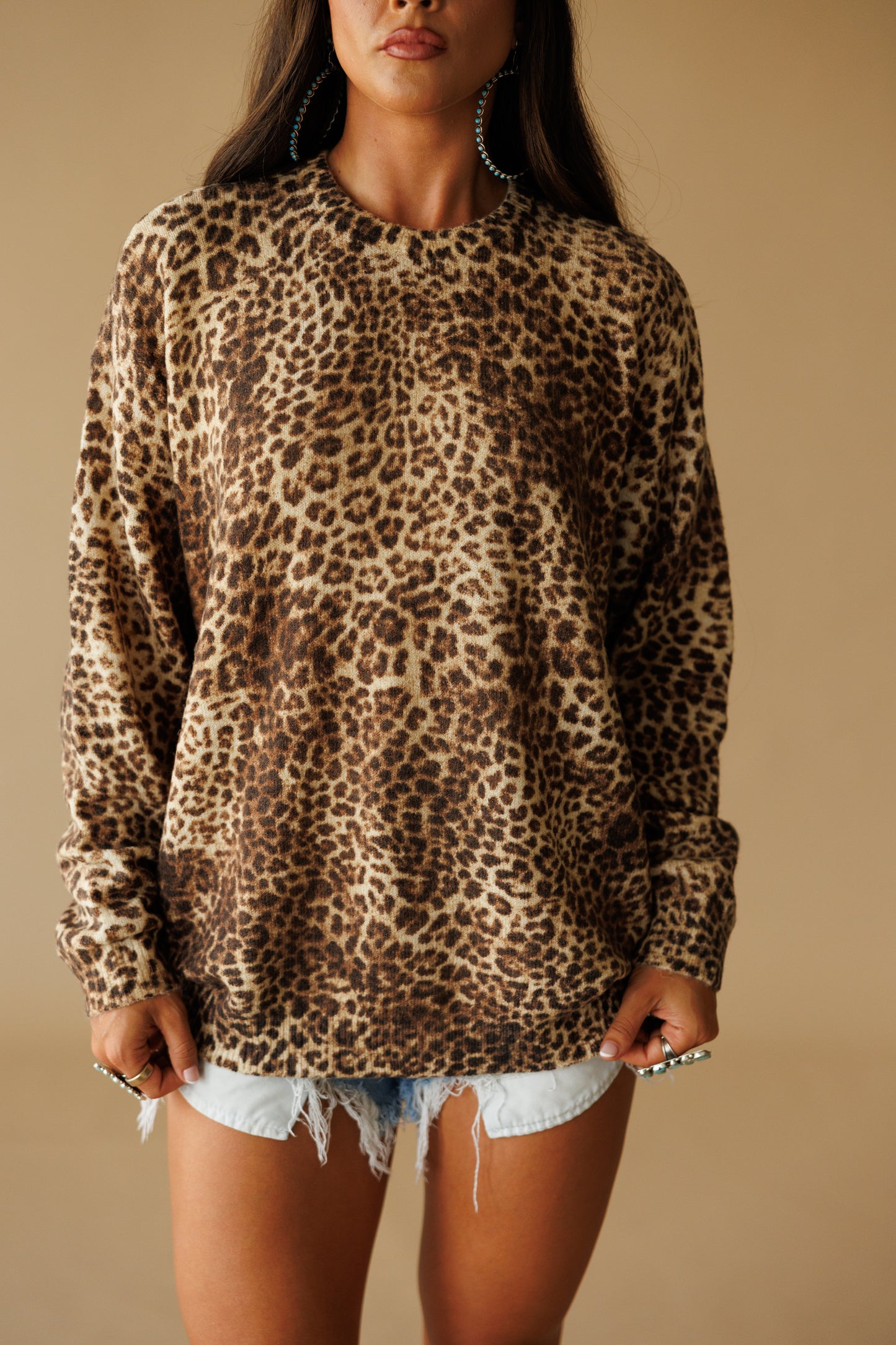 The Feel Good Sweater - Leopard Mod Knit