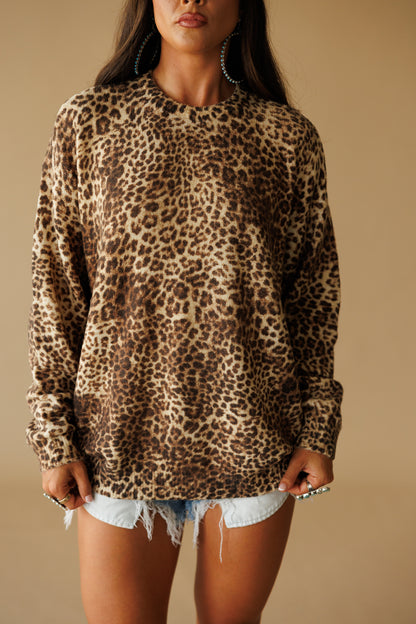 The Feel Good Sweater - Leopard Mod Knit