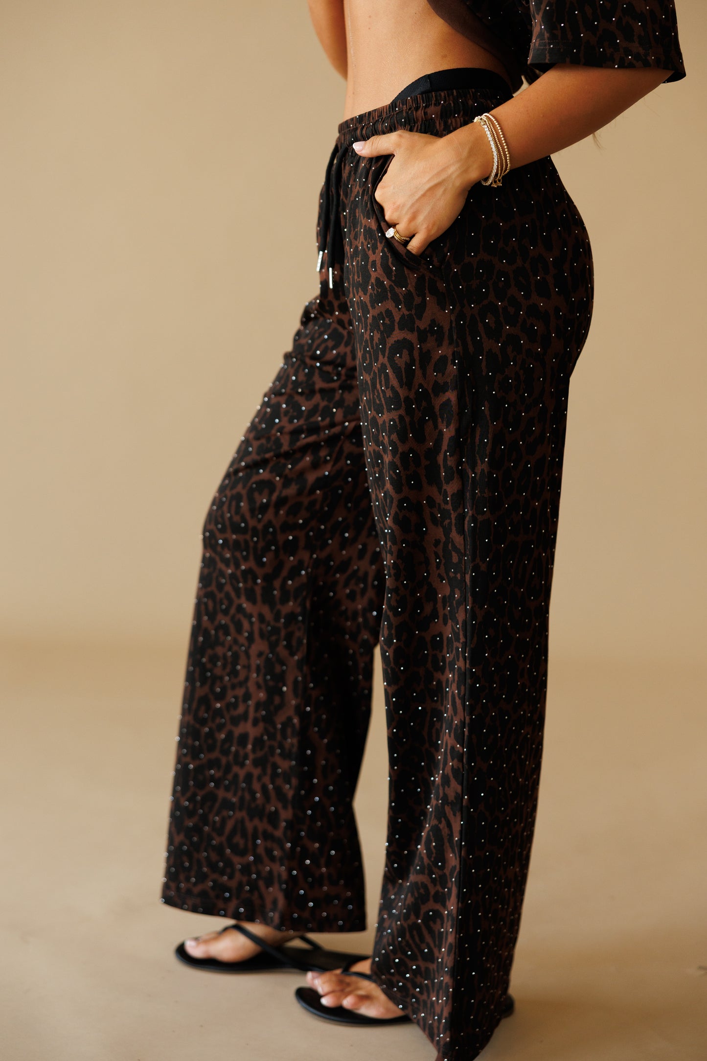 "Luxe Leopard" Rhinestone Lounge Set