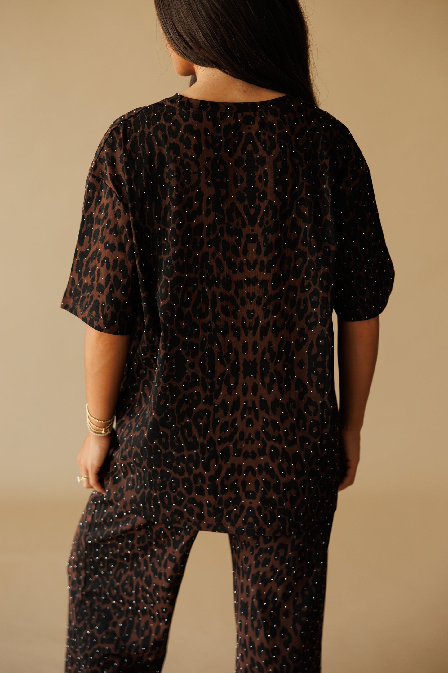 "Luxe Leopard" Rhinestone Lounge Set