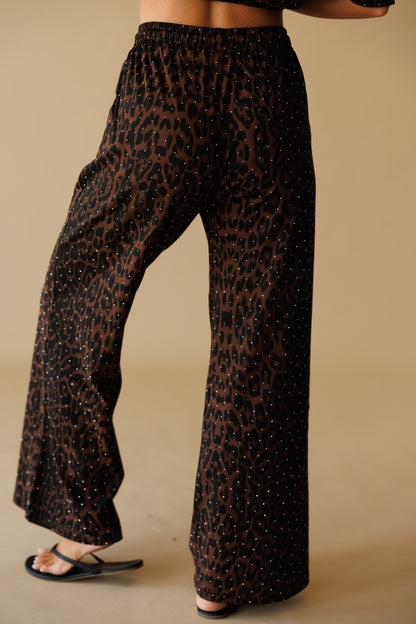 "Luxe Leopard" Rhinestone Lounge Set