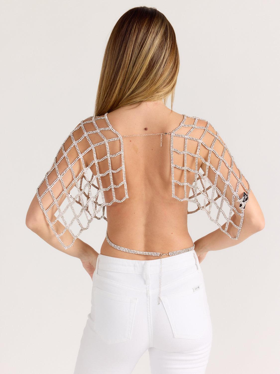 NEW!! "Icy Girl" Crystal Shawl