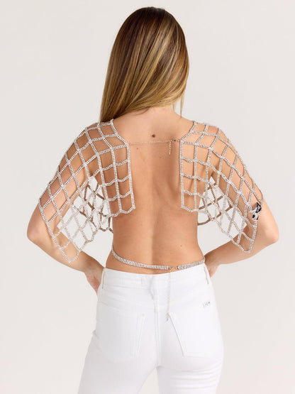 NEW!! "Icy Girl" Crystal Shawl