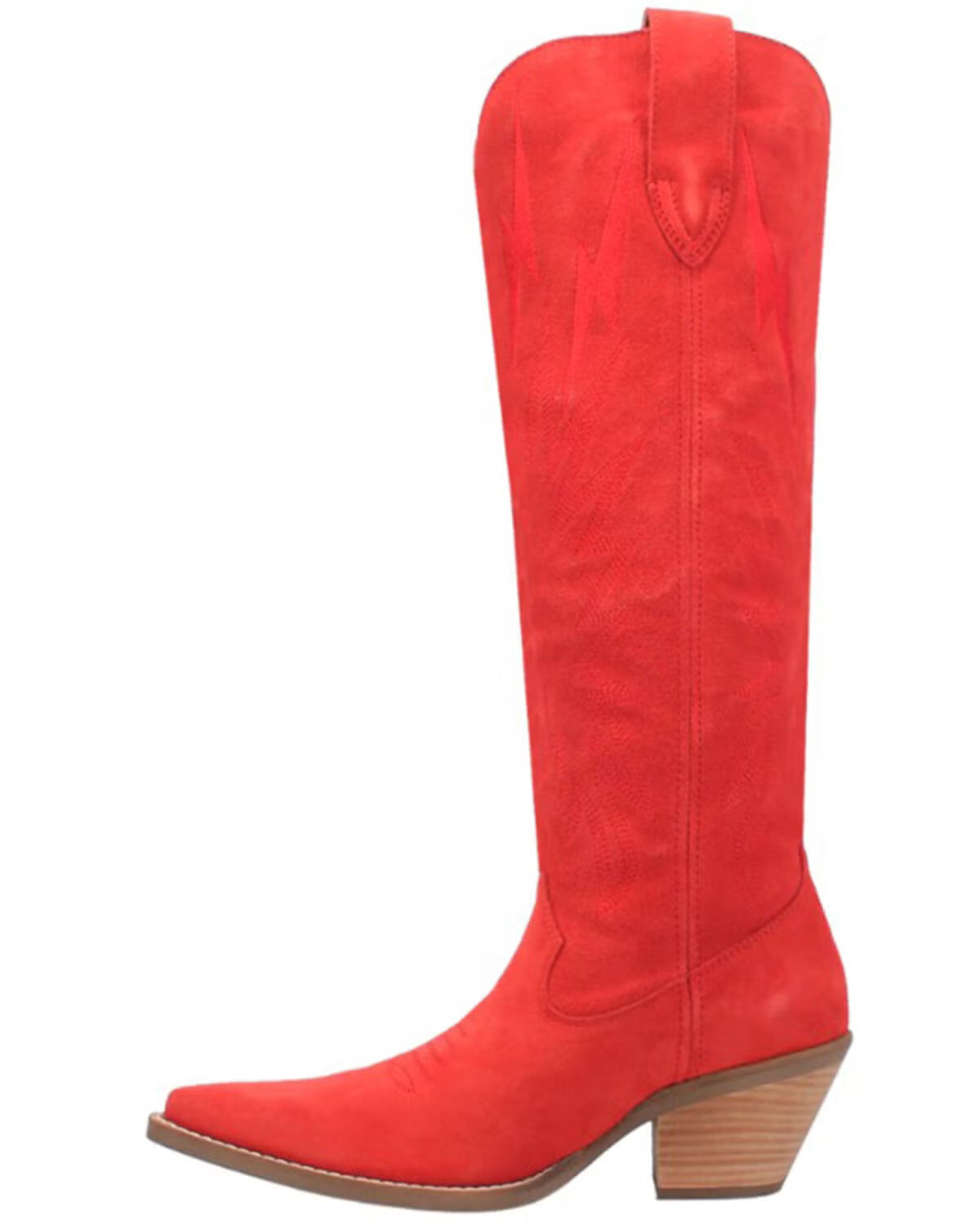 Dingo Thunder Road Leather Boot in Red