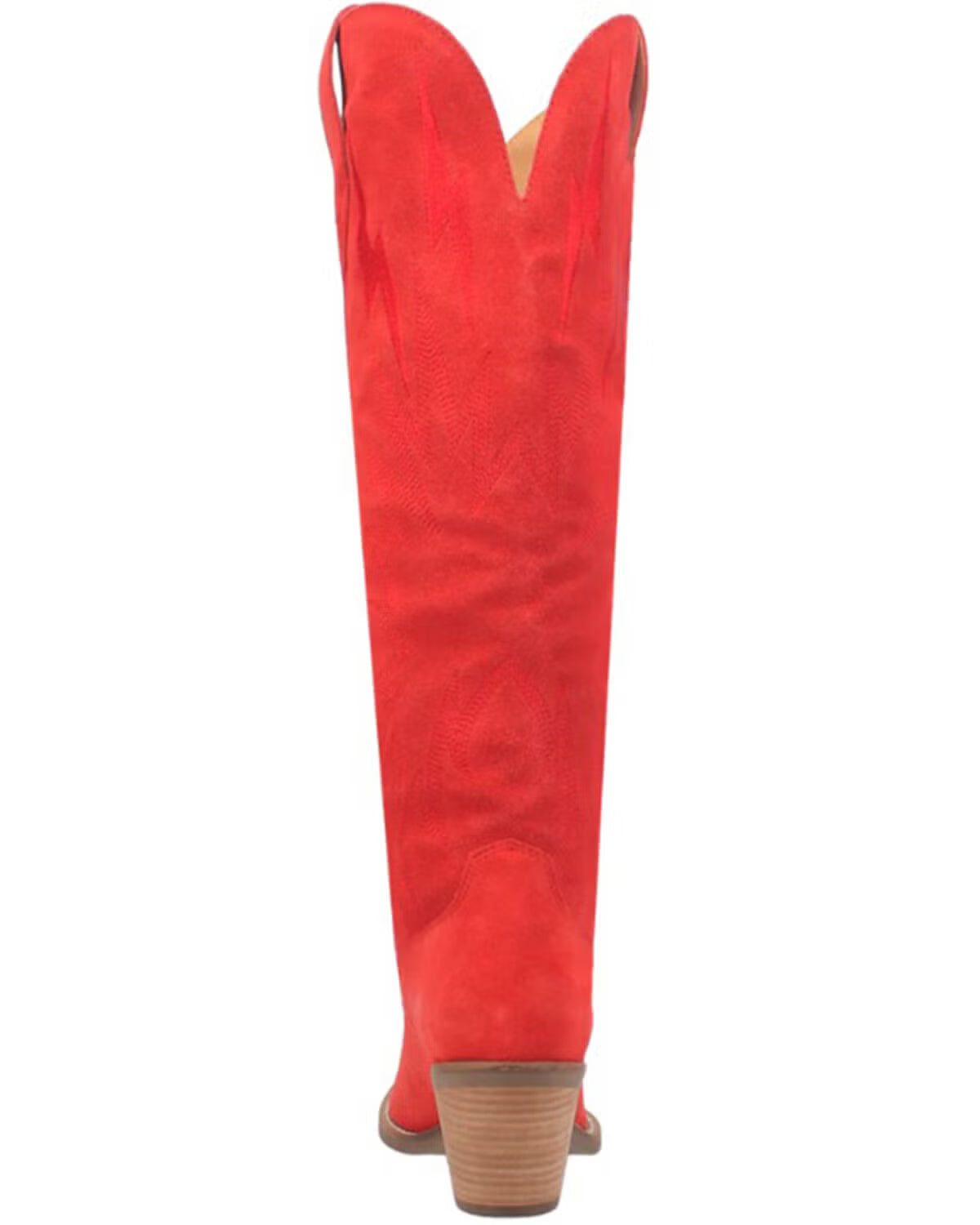 Dingo Thunder Road Leather Boot in Red