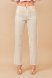 NEW!! Midland High Rise Rhinestone Jeans in Cream